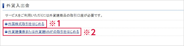 (事前準備)SBI証券の外貨建口座を開設する STEP2のキャプチャ画像